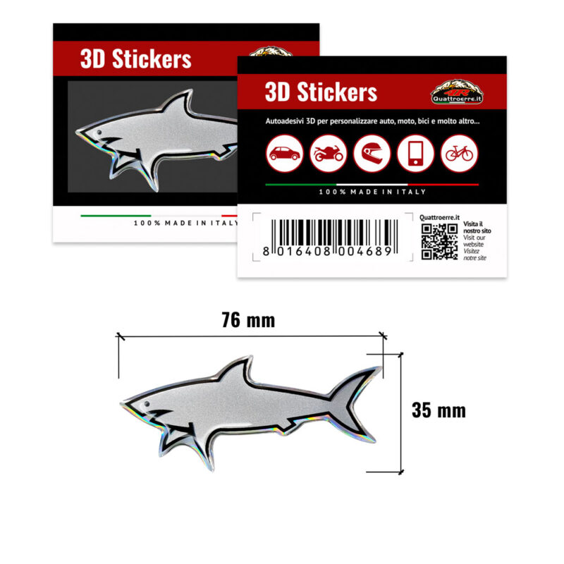 Adesivi moto squalo - TenStickers