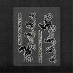 Stickers-Evolution-Biker-Cross-10x12cm-6340-B