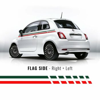 Kit carrozzeria 500 fascia tricolore Italia per fiancate