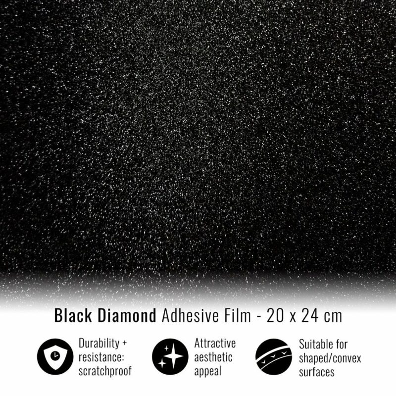 Pellicola adesiva per wrapping black diamond 20x24
