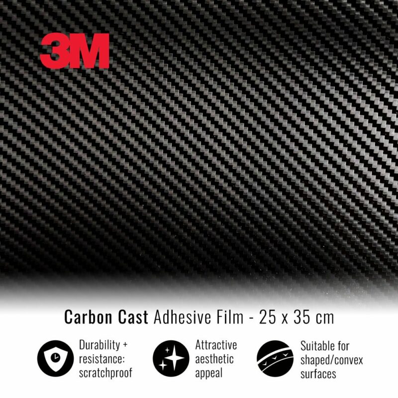 Pellicola adesiva per wraping carbonio 3M 20x24