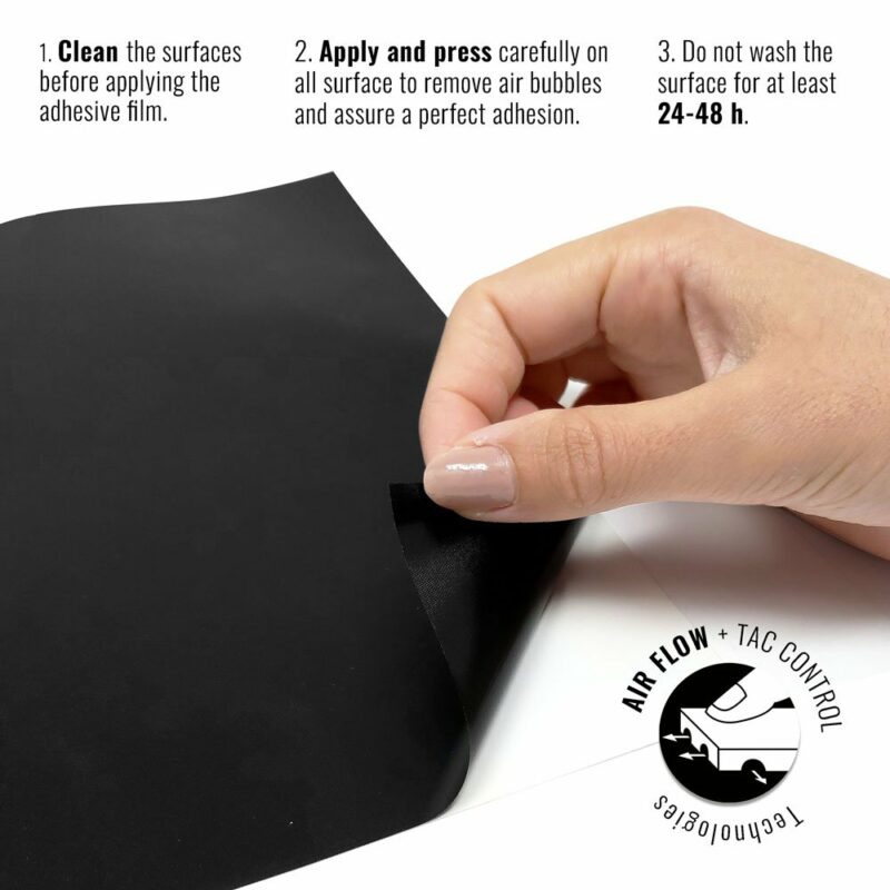 Pellicola adesiva per wrapping nero opaco istruzioni