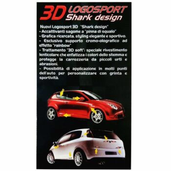 Adesivo 3D Logosport cartoncino