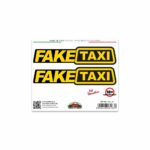 Adesivi Stickers Standard Fake Taxi 10 x 12 cm