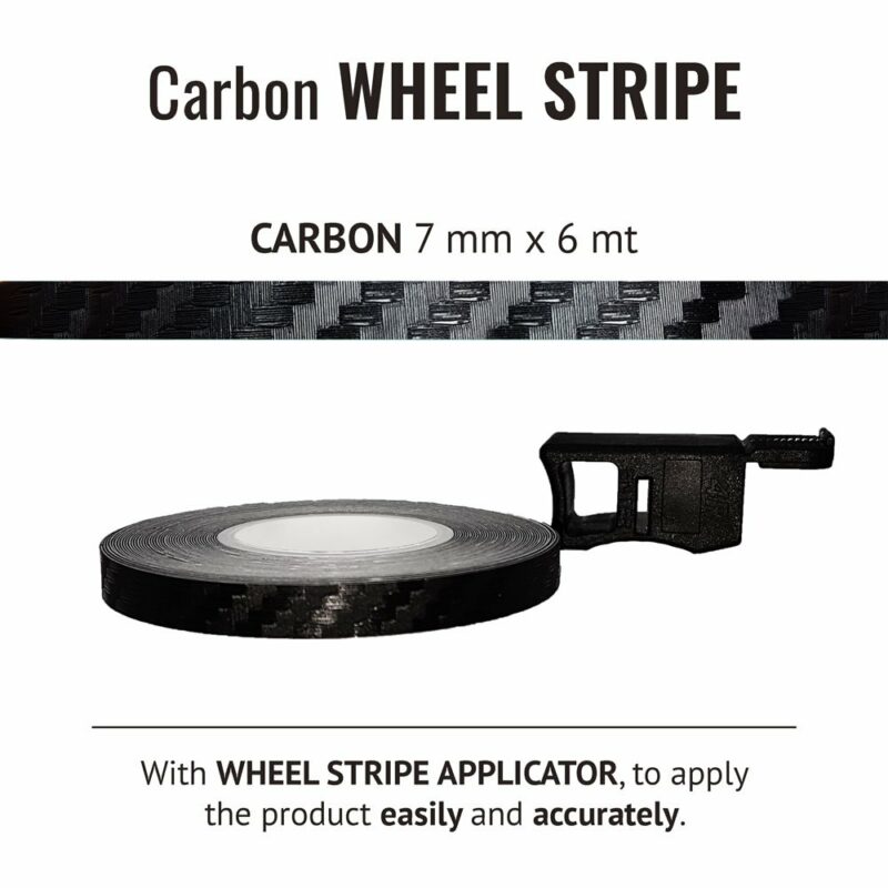 Wheel Stripe Carbon Race 7 mm con Applicatore
