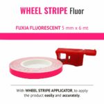 Wheel Stripe Fluo 5 mm con Applicatore FUXIA