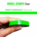Wheel Stripe Fluo 9 mm verde
