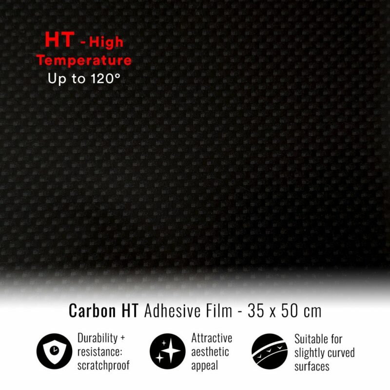 pellicola adesiva per wrapping carbonio high temperature