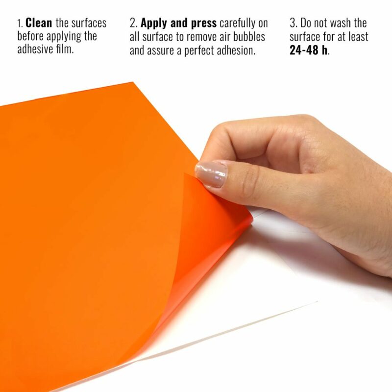 Pellicola adesiva arancione ktm istruzioni