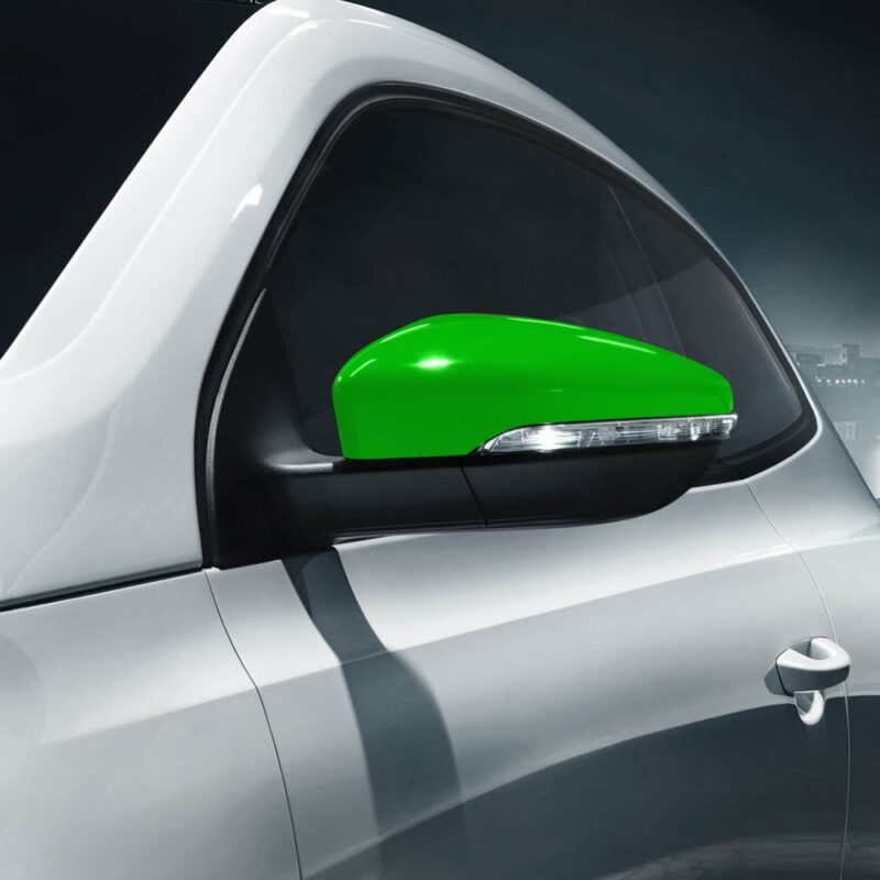 Pellicola adesiva verde kawa applicazione auto