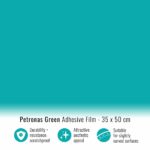 Pellicola adesiva verde petronas