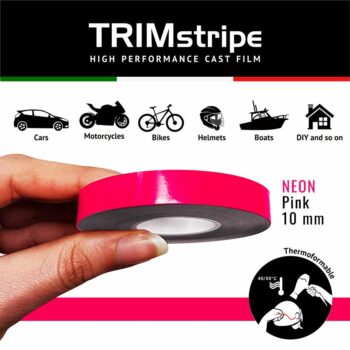 Trim Stripe Strisce Adesive per Auto, Fluo Fuxia 10 mm