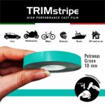 Trim Stripe Strisce Adesive per Auto, Verde Petronas 10 mm