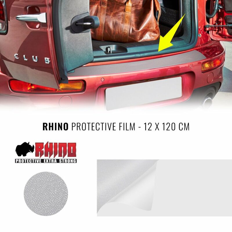 Protezioni per Soglie Baule Auto Rhino, 120 x 12 cm Trasparente