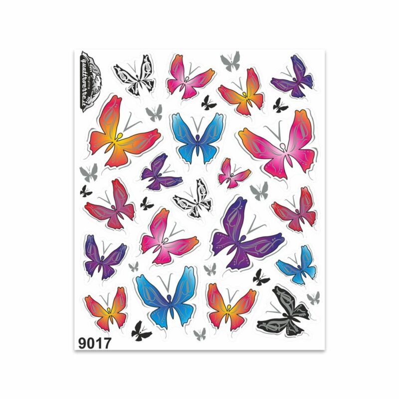 Adesivi Stickers Giganti Farfalle 24 x 20 cm