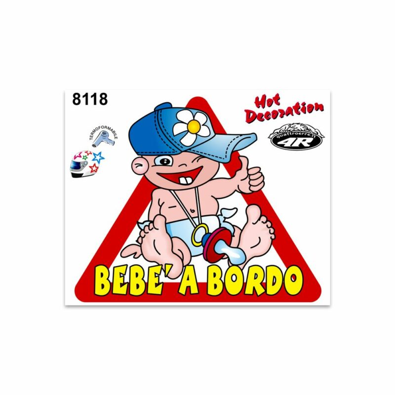 Adesivi Stickers Medi Bimbo a Bordo 13,5 x 16 cm