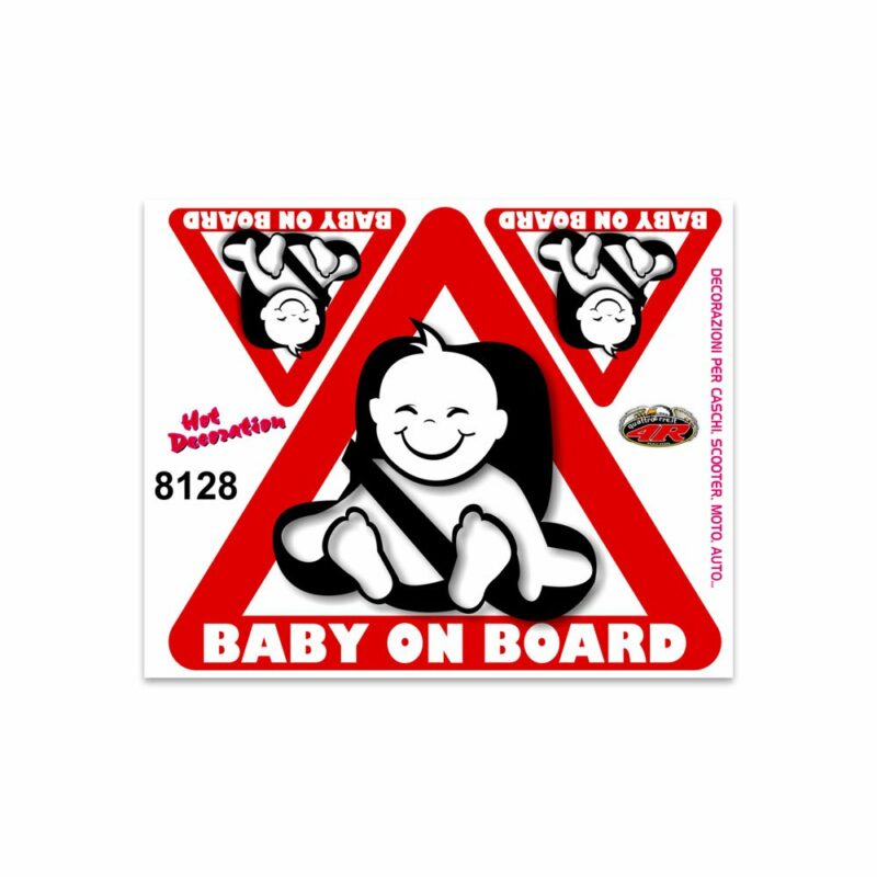 Adesivi Stickers Medi Baby On Board 13,5 x 16 cm