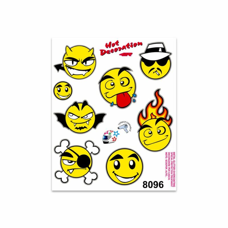 Adesivi Stickers Medi Emoji 13,5 x 16 cm