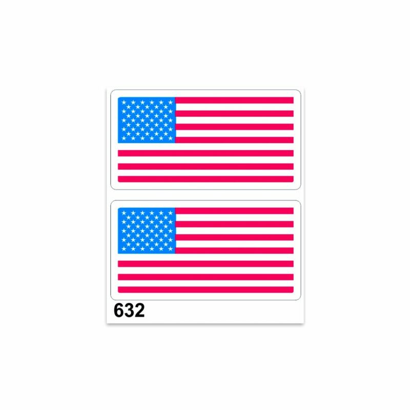 Adesivi Stickers Standard Bandiera Usa 10 x 12 cm