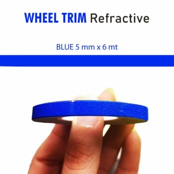 Wheel Trim Rifrangente blu