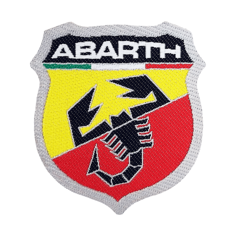 Sticker Patch Logo Abarth 74 x 80 mm