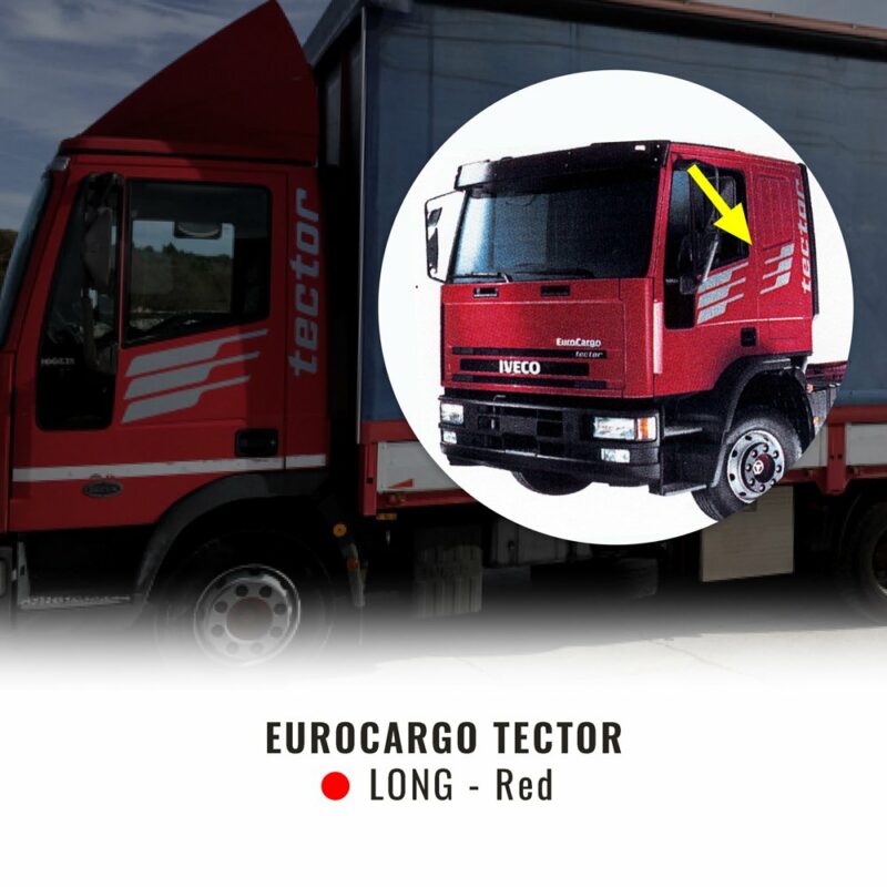 Kit Decorazione Eurocargo Tector cabina lunga rossa