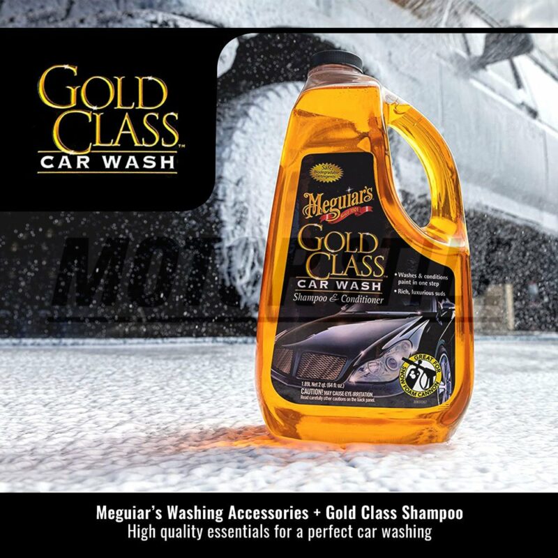 Meguiar's kit lavaggio Gold Class, esempio d'uso