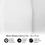 pellicola adesiva per wrapping mirror chrome 25x70