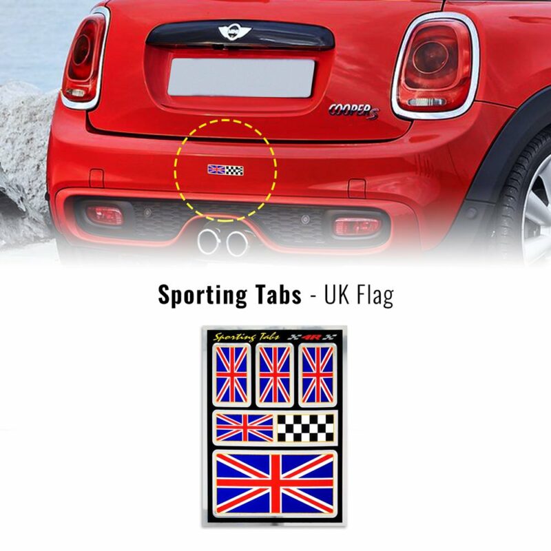 Set di adesivi bandiera Inghilterra UK racing per auto