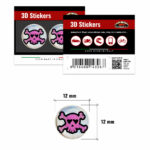 3D-Stickers-Teschio-Rosa-12mm-14306-B
