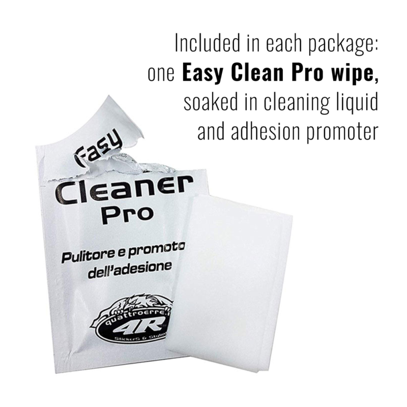 clip per nuovo telepass salviettina detergente pulitore e promotore primer adesività