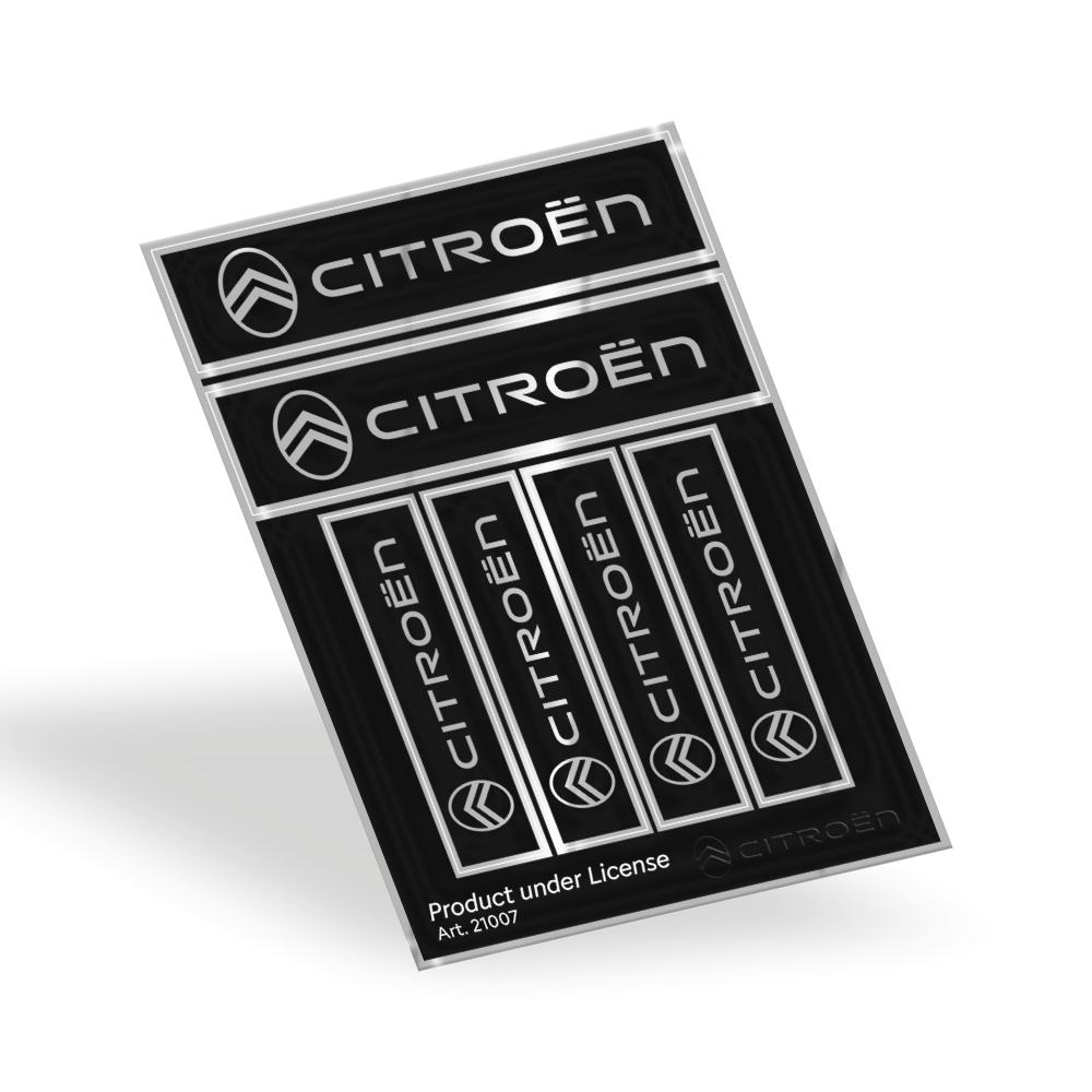 Racing-Tabs-Citroen-Nero-Plate-New-21007-B