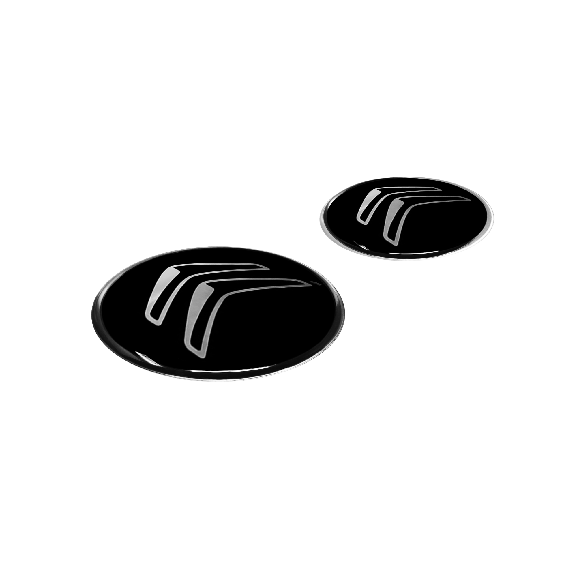 Adesivo-3D-Citroen-Logo-Round-Black-Small-21010-B